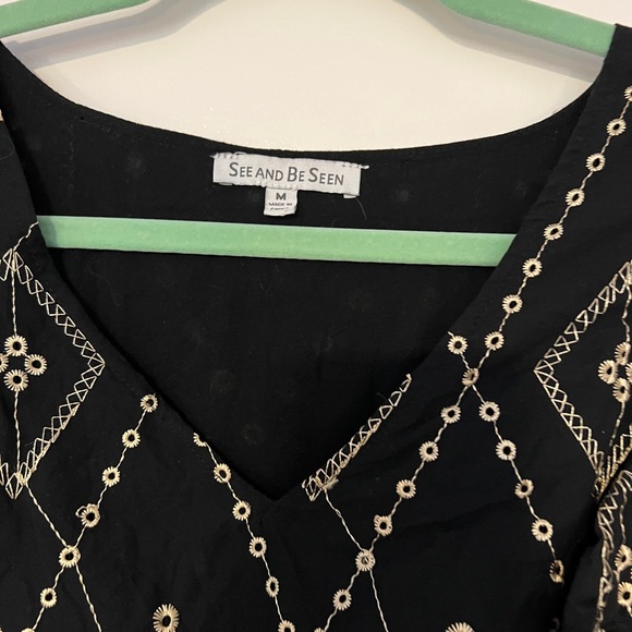 Black and gold maxi dress - Picture 3 of 8